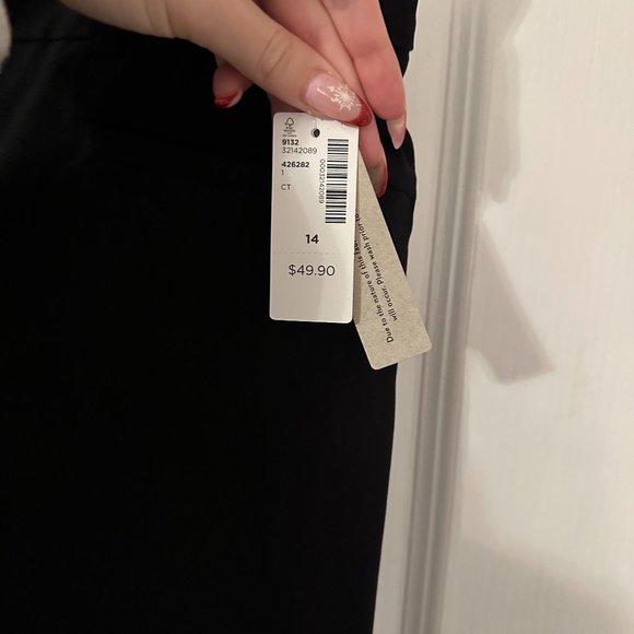 💖HOST PICK💖 Reitmans Black Straight Leg Pull On Pants The Iconic (Size 14) - Picture 9 of 12